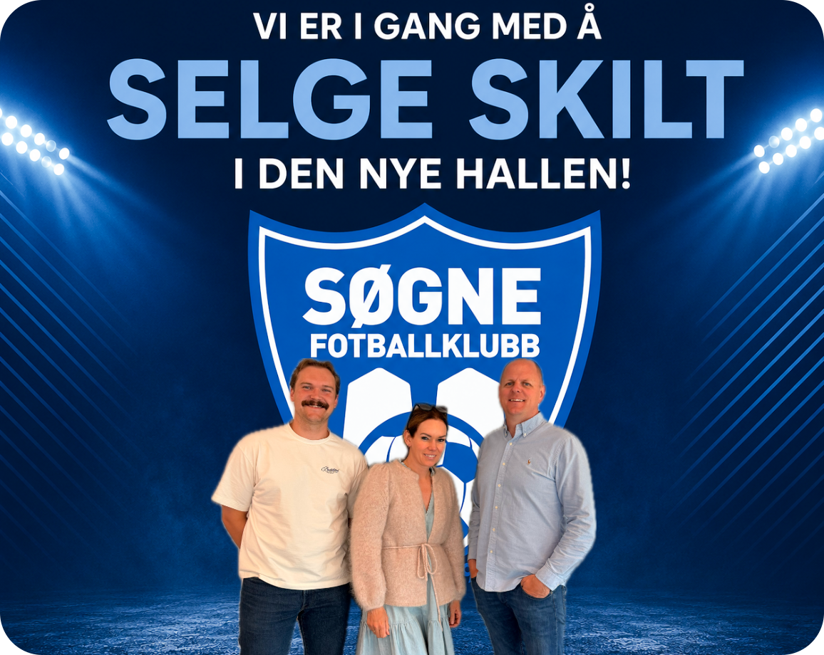 Sikre skiltplass i ny hall